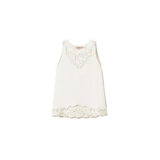 Twinset Blouses, female, White, Size: XS Tops