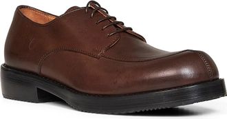 Dries Van Noten Mens Derby Shoes Brown Calf Leather Lace-Up Flat