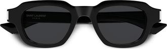 Saint Laurent Eyewear Occhiali da sole squadrati - Nero