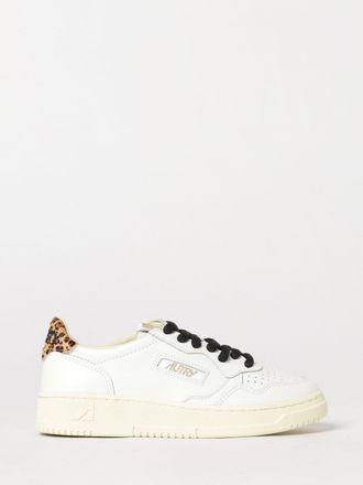 Autry Medalist Low Bicolor Leather Sneakers with Perforated Toe