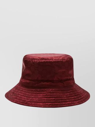 Gucci wide brim hat adjustable strap design