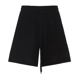 Amiri Crochet Mesh Short - Heren - Korte Broeken - Zwart - M - Korte Broeken
