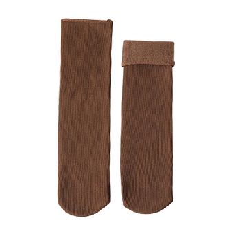 Generic Womens Fleece Lined Thermal Socks Soft Velvet Winter Warmth Legwear For Cold Weather Comfort gift ideas womens ankle socks stocking fillers for her gi