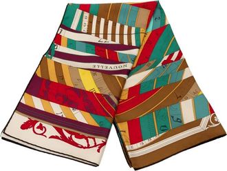 Herm&egrave;s 2010-2025 Astrologie Nouvelle Silk Scarf 90 scarves - Verde