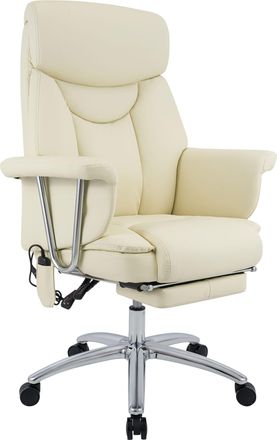 Clp Silla De Oficina Dahra Con Funcion De Masaje Crema