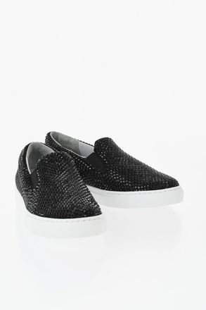 Fabiana Filippi Slip on in Strass con Suola a Contrasto Fabiana Filippi