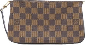 Louis Vuitton Brown Coated Canvas Pouch (Pre-Owned)