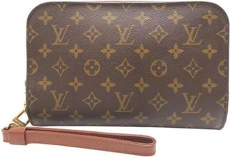 Louis Vuitton Pre-owned Canvas clutches - Dames - Vintage Clutch - Bruin - ONE Size - Vintage