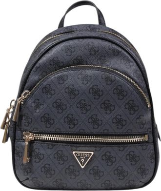 Guess Manhattan II Rugzak Stijlvol en Praktisch - Dames - Rugzakken - Grijs - ONE Size - Tassen
