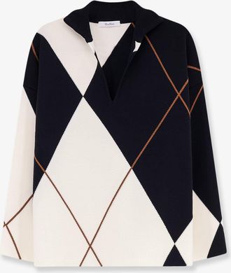 Max Mara Maglia Mxmsala in lana vergine a rombi - MAX MARA - gender_Woman