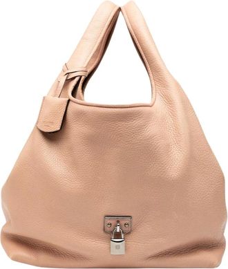 Loewe Borsa Hobo in Pelle Pre-owned - - Pre-owned - Donna - Beige - ONE SIZE