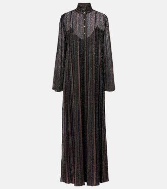 Missoni Sequined lam&eacute; maxi dress