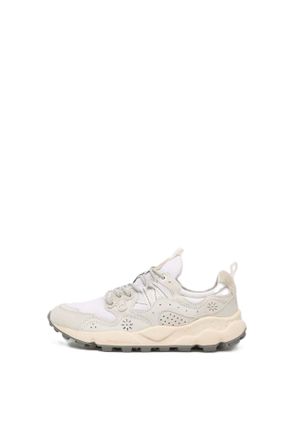 Flower Mountain Low-Profile Sneakers with Floral Cutout Details