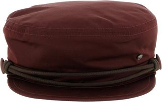 Maison Michel New Abby Sailor Cap - Dames - Petten - Rood - M - Katoen - Accessoires