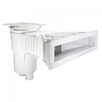 OEM Skimmer Piscina Norm Sin Insertos Cumple En-13451 Caudal M&aacute;x 7.5 M&sup3;/h Abs Blanco Alta Resistencia Comercial