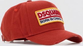Dsquared2 Cappello Dsquared2 in twill di cotone con logo