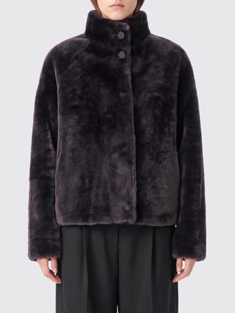 Arma Giacca bomber in pelle dagnello con mostrine e tasche a toppa