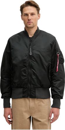 Alpha Industries Ma-1 Distressed Bomberjack - Heren - Bomber jackets - Zwart - L - Polyester - Jassen