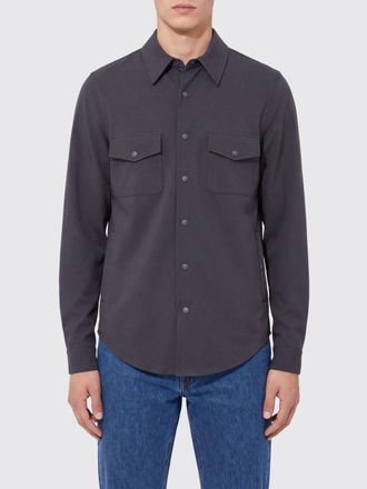 Aspesi Wool Blend Shirt Jacket with Patch Pockets