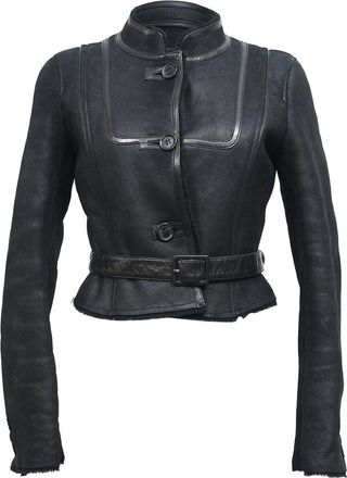 Celine Celine Belted Mandarin Collared Jacket (Authentic Pre-Loved)
