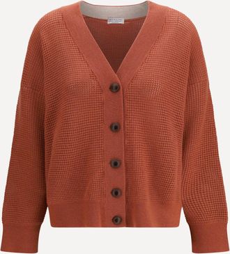 Brunello Cucinelli Cardigan in cashmere con scollo a V Woman M