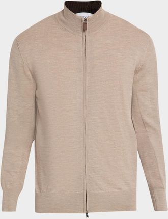 Eton Men & apos;s Merino Full-Zip Knit Cardigan