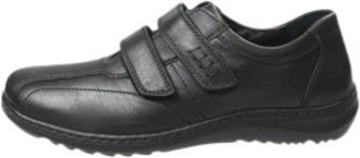 Waldläufer Heren, Schoenen, Zwart, Maat: 42 1/2 EU Leer