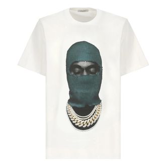 Ih Nom Uh Nit T-Shirts, male, White, Size: 2XL White Cotton T-shirt with Print