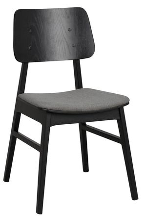 Rowico Design Stuhl Nagano aus massivem Eichenholz - Schwarz