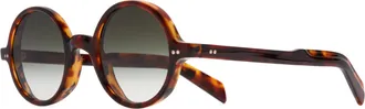 Cutler and Gross Grey Green Gradient Round Unisex Sunglasses CGSNGR0148 002 48
