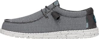 Hey Dude Wally Sport Mesh 40403-030 Mens Gray White Casual Shoes SHOP446