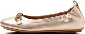FitFlop Allegro Sparkle Ballet Flat in Platino at Nordstrom Rack, Size 6.5
