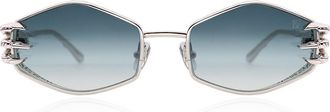 Anna-Karin Karlsson CLAW PLUME White Gold Womens Sunglasses Silver Size 58