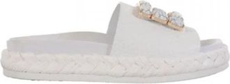 Ras Bost Slider - Dames - Sandalen - Wit - 36 EU - Schoenen