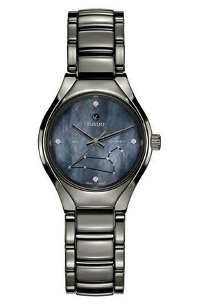 Rado True Zodiac Leo Sign Automatic Watch in Blue at Nordstrom Rack