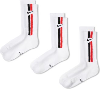 Nike Unisex Everyday Elevated Crew Socks (3 Pairs) in Multicolor | IH8532-900