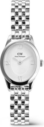 Daniel Wellington Elegante Zilveren Mini Horloge - Dames - Horloges - Grijs - ONE Size - Accessoires