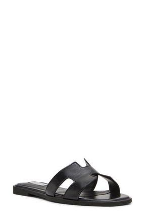 Steven New York Harlien Slide Sandal in Black at Nordstrom Rack, Size 5.5