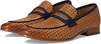 Stacy Adams Winstead Saddle Slip-On Mens Lace Up Wing Tip Shoes Natural : 8.5 M, Leather