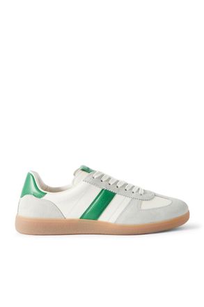 Tom Ford Suede-Trimmed Leather Sneakers