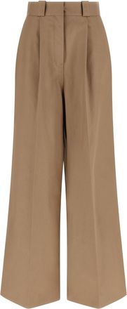 Balenciaga Beige Regular Flat Front Pant