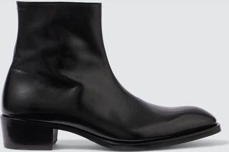 Tom Ford Vincent leather ankle boots