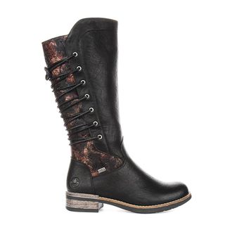 Rieker 94693 High Boot - female - Rieker - High Boots - Black - 6 UK - Shoes