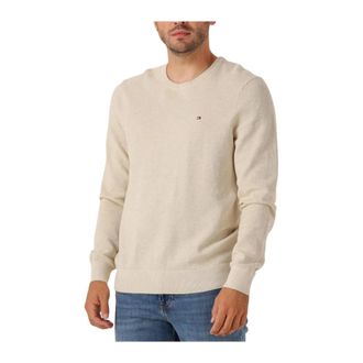 Tommy Hilfiger Heren, Truien, Beige, Maat: M Katoen