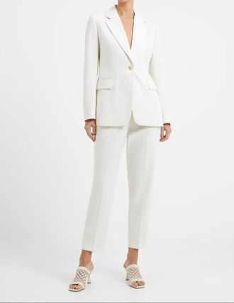 French Connection Whisper Tapered Trouser In Summer White