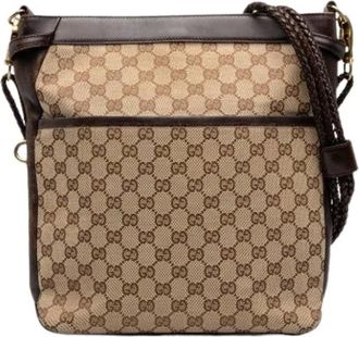 Gucci Borsa a tracolla Pre-owned in tela - - Pre-owned - Donna - Beige - ONE SIZE