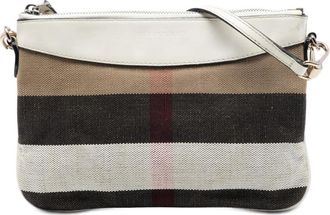 Burberry Pre-owned Burberry Mega Check Canvas Peyton Crossbody 9VFMI6ELKA1QK52N