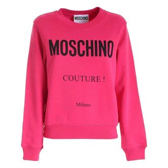 Moschino Volwassen uniseks Milano-trui (Fuchsia)