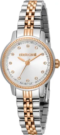 Roberto Cavalli Nirvana Silver-tone Dial Ladies Watch RC5L142M0095