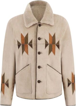 Baziszt Baziszt, Heren, Jassen, Beige, Maat: S Su&egrave;de